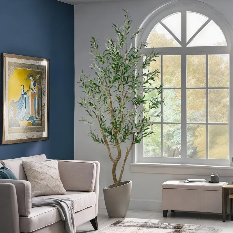 Artificial olive tree with fruits