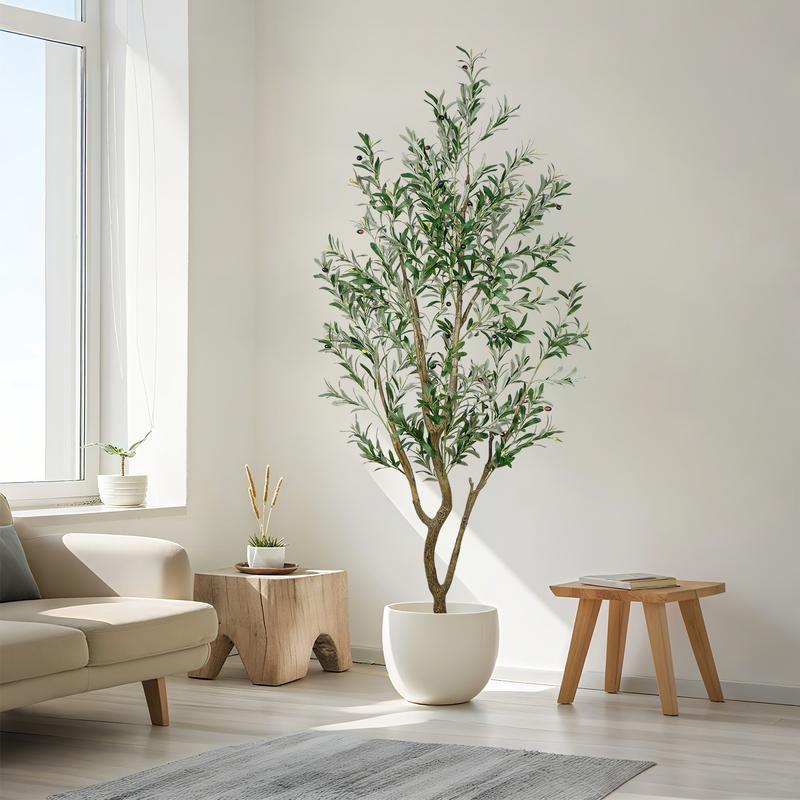 Artificial olive tree with fruits