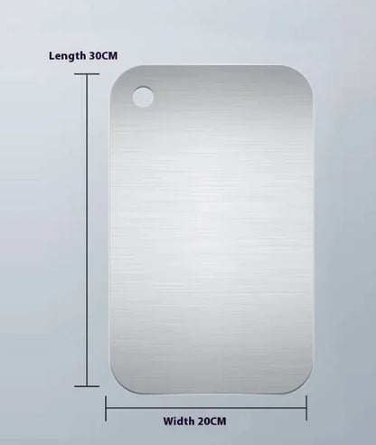 Thickened Stainless Steel Cutting Board: Durable & Hygienic