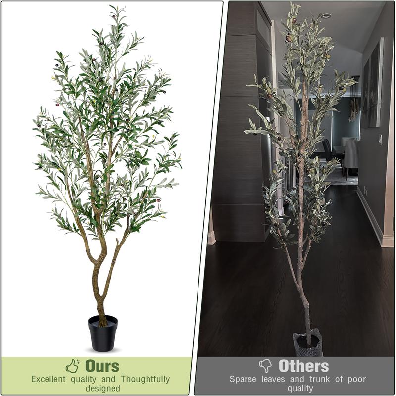 Artificial olive tree with fruits