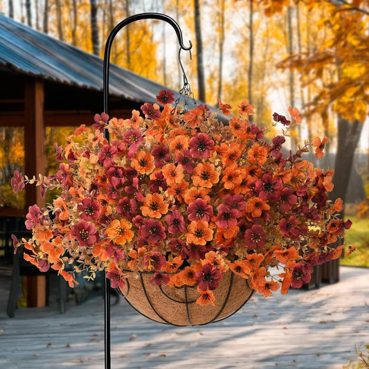 8 packs artificial flowers