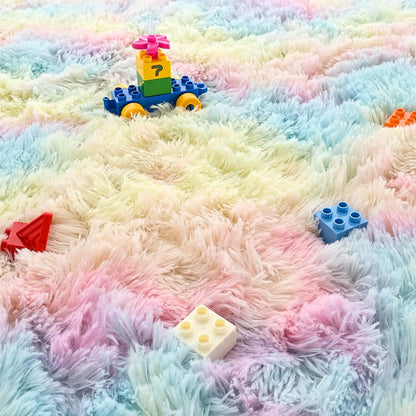 Colorful Shaggy Soft Fluffy Plush Carpet